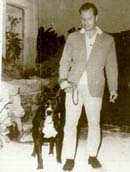 Perro de Presa dal manto nero di Francisco Lorenzo, fotografato a Banaderos (Gran Canaria), 1957